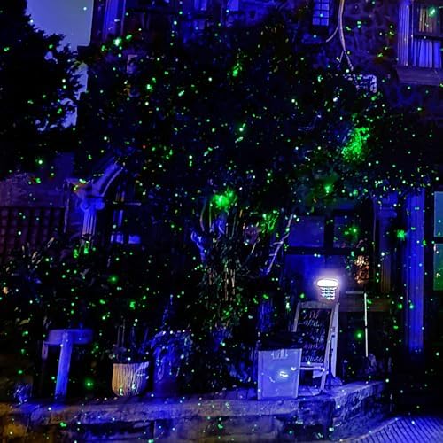 firefly garden lights laser star projector, outdoor decorative, front angle view