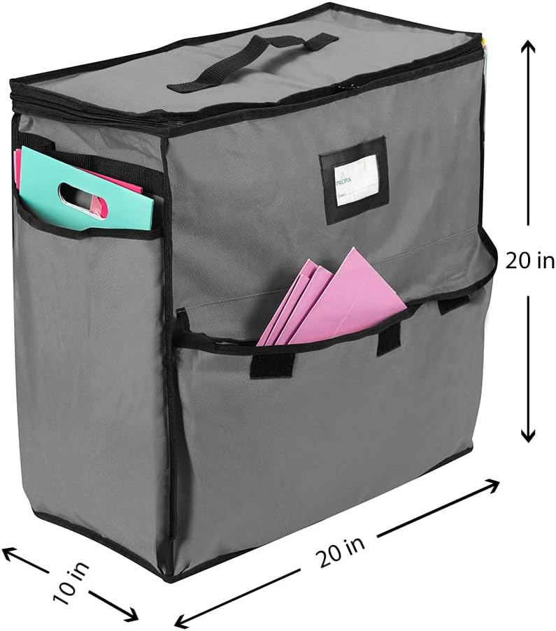 ProPik Unique Holiday Storage Organizer Gift Bag and Wrapping Accessories (Gray)