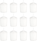 White Unscented 15 Hours Votive Candles
