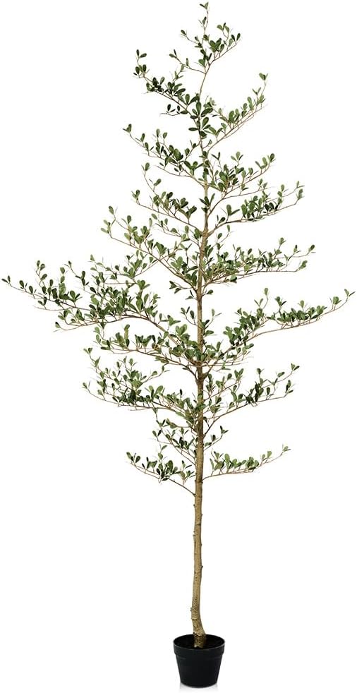 verinatural 6ft shady lady faux tree, artificial black, main product view