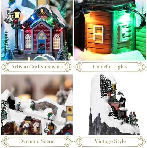 valery madelyn christmas ski resort, package contents