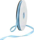 TONIFUL 3/8 Inch x 100yds Sky Blue Satin Ribbon Thin Solid Fabric Ribbons Roll for Gift Wrapping Invitation Floral Hair Balloons Craft Sewing Party Wedding Popsicles Decoration Valentine's Day Bouquet