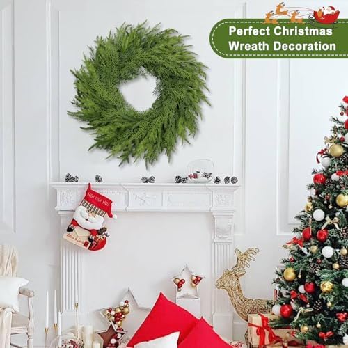 26 inch christmas wreath, christmas wreaths for front on a desk or shelf