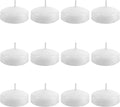 12 Pack Floating Candles 2” 6 Hour White Unscented Dripless Wax Discs, Floating Candles for centerpieces, Cylinder Vases, Wedding, Party, Pool, Holiday