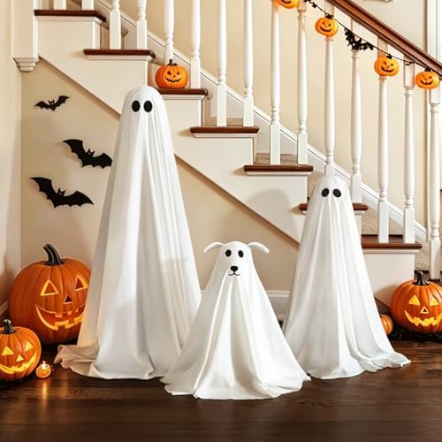 halloween decorations outdoor - 3 pack lighted spooky, package contents