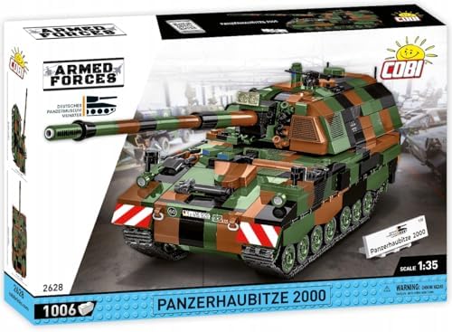 cobi armed forces panzerhaubitze 2000 tank building set, side view