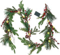 winemana 6 ft pre-lit artificial christmas garland with, main product view