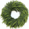 26" lifelike artificial christmas norfolk pine wreath for, main product view