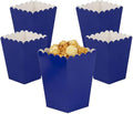 YESON Navy Blue Popcorn Boxes Mini Paper Popcorn Box for Party,Pack of 36