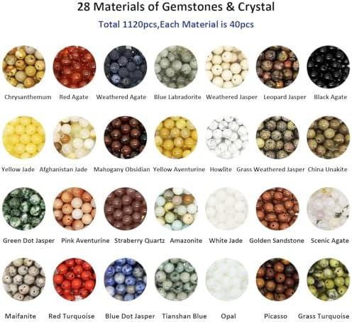 6mm natural gemstone beads loose gemstone for jewelry shown in use