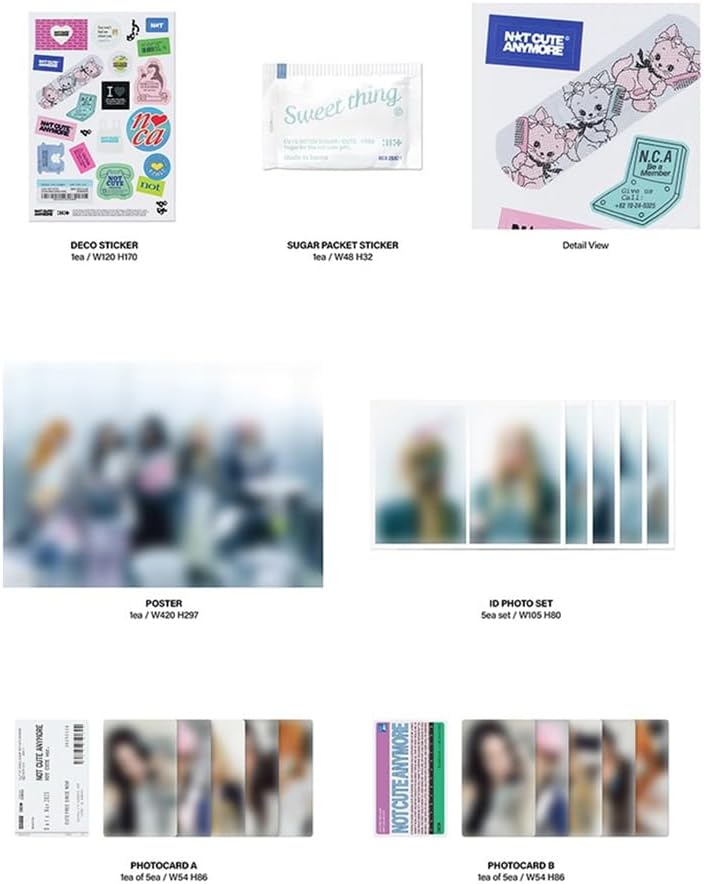 ILLIT [1st Single Album NOT CUTE ANYMORE](NOT CUTE VER.) + 3 Extra Photocards...