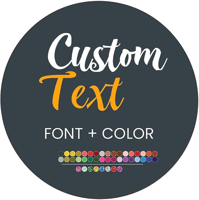 Custom Stickers for Weddings, Birthdays & Businesses - Personalized Labels with Your Logo - Waterproof, Fade and Heat Resistant - Pack of 100-1000 (Custom Text, Very Small 1 Inch)