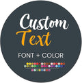 Custom Stickers for Weddings, Birthdays & Businesses - Personalized Labels with Your Logo - Waterproof, Fade and Heat Resistant - Pack of 100-1000 (Custom Text, 4 Inch)