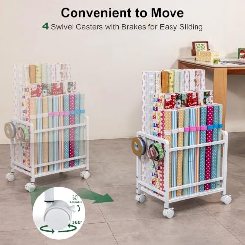 aquzee wrapping paper storage organizer, blueprint holder, 6, package contents