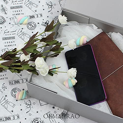 silver magnetic large gift box with lid, 13x9x4 on a desk or shelf