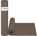 Chocolate Brown Wrapping Paper, 15"x450" Solid Color Dark Brown Art Craft Easel Bulletin Board Decorative Kraft Paper Roll, Birthday Father's Day Bouquet Flower Gift Wrap for Men Husband Dad Boys