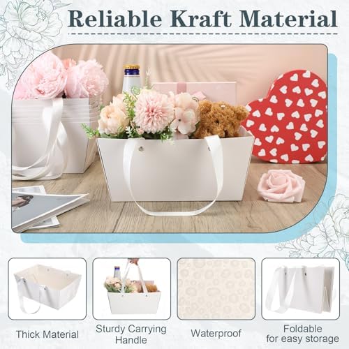 glenmal 72 pcs baskets for gifts waterproof empty, close-up detail