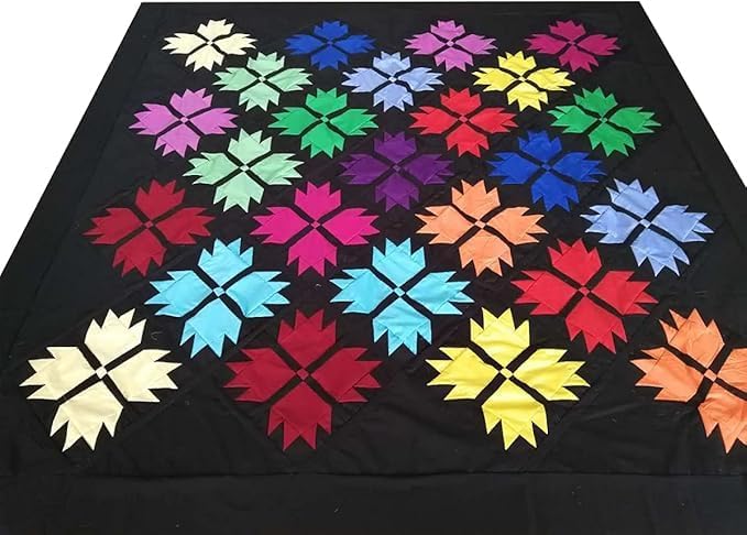 50 PCS 5" x 5" Precut Multi-Colors Cotton Fabric Squares Fabric Bundles for Sewing & Quilting Beginners