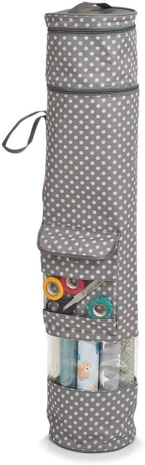 Zeller Gift Wrap Paper Organizer, Grey