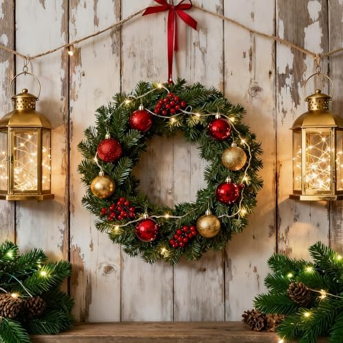 grapevine wreath set, 8 pcs vine branch wreaths showing dimensions