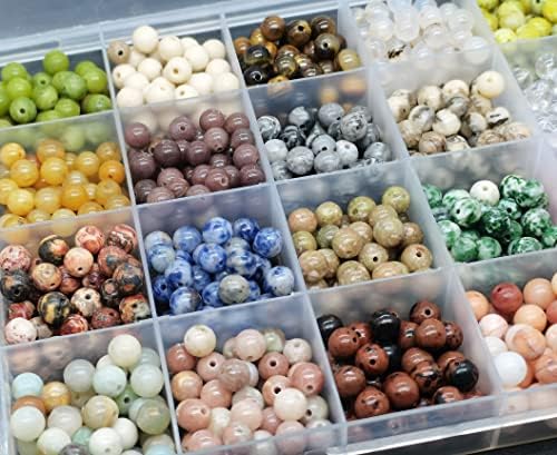 6mm natural round stone beads real gemstone beading on a desk or shelf