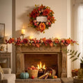 valery madelyn 6ft pre-lit fruits & dahlia fall, main product view