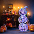 goplus 3.4 ft halloween decorations, light up stacked, main product view
