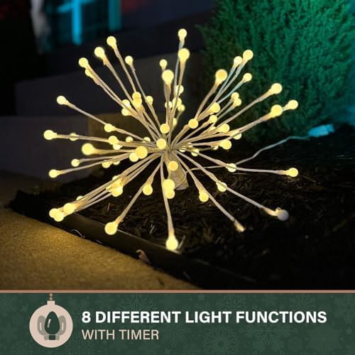 fraser hill farm 16-in. prelit led starburst with, package contents