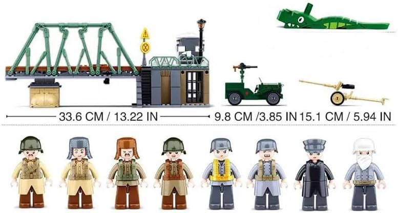 general jim's military brick building set - world, view 9