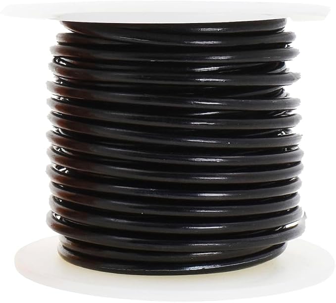 Mandala Crafts 8 Gauge Anodized Aluminum Craft Wire for Jewelry Making - 128 FT Colored Flexible Neutral Wire - Bendable for Bonsai Armature Crafting Sculpting