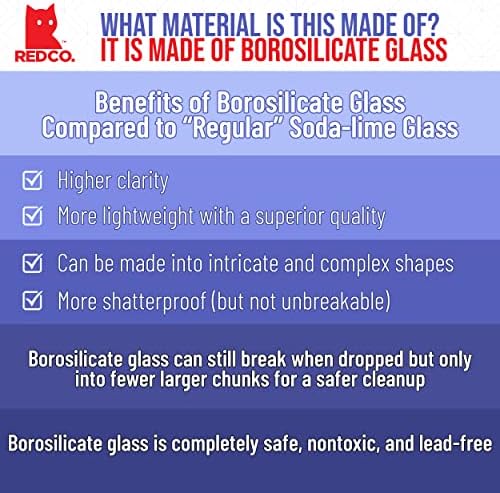 red co. 8.5”, 11”, 12.5” light-up clear glass, view 9