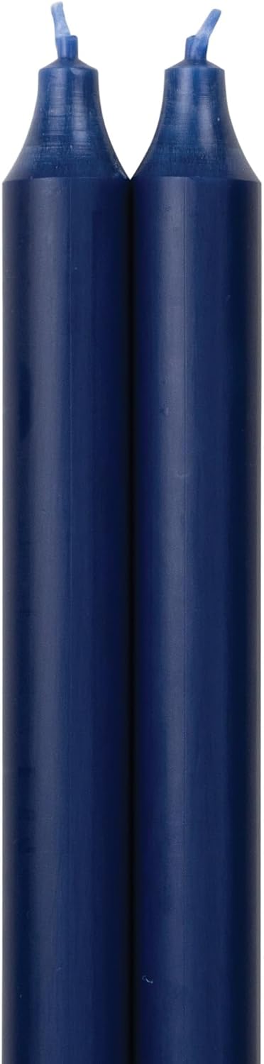 Northern Lights Candles - 12" 2PK Premium Tapers, Midnight Blue - 72860