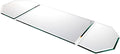 Plymor 36" x 12" Runner Set, 5mm Thick Beveled Glass Mirror