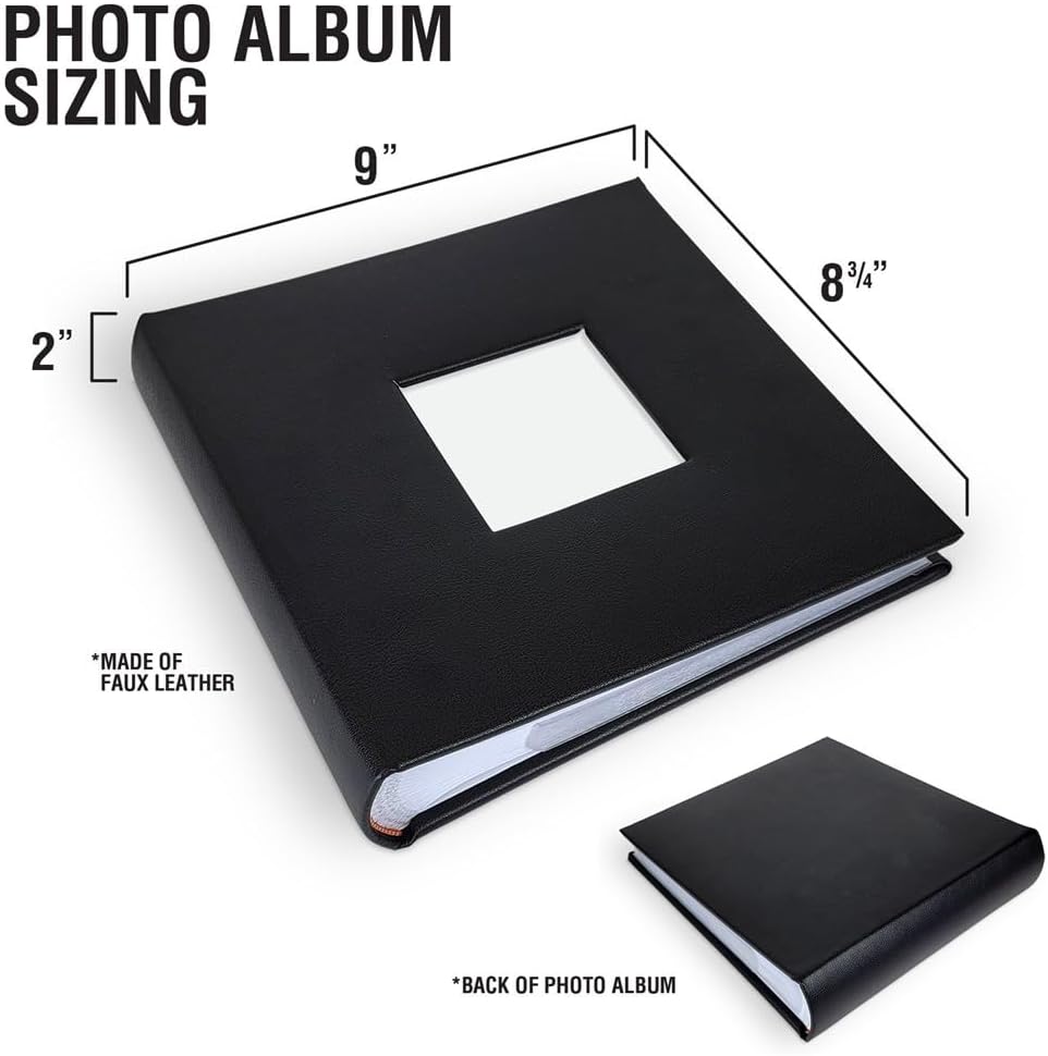 Personalized Photo Album, Custom Engraved Picture Album, Holds 200 4" x ...