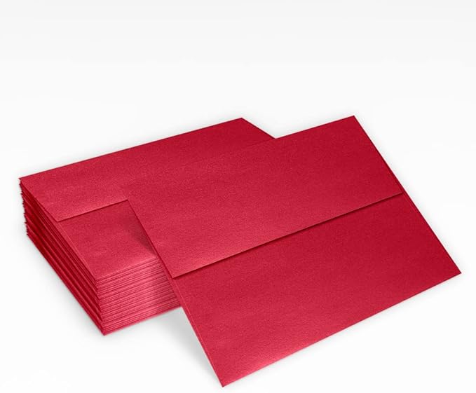 LUXPaper A7 Invitation Envelopes | Peel & Press | 5 1/4" x 7 1/4" | Jupiter Metallic | 80lb. Text | 250 Qty