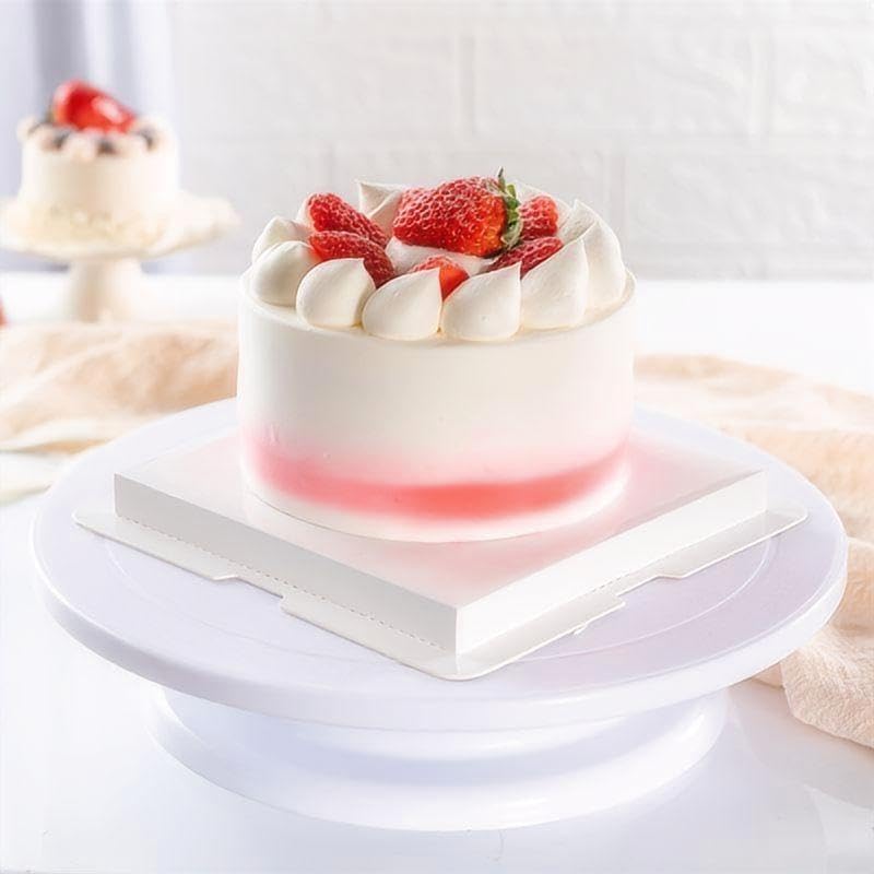 69PCS Cake Decorating Kit with Turntable, 12 Piping Tips, 50 Piping Bags, 3 Cake Scrapers & 2 Spatulas, Complete Cake Decorating Set and Baking Supplies for Beginners, Home Bakers