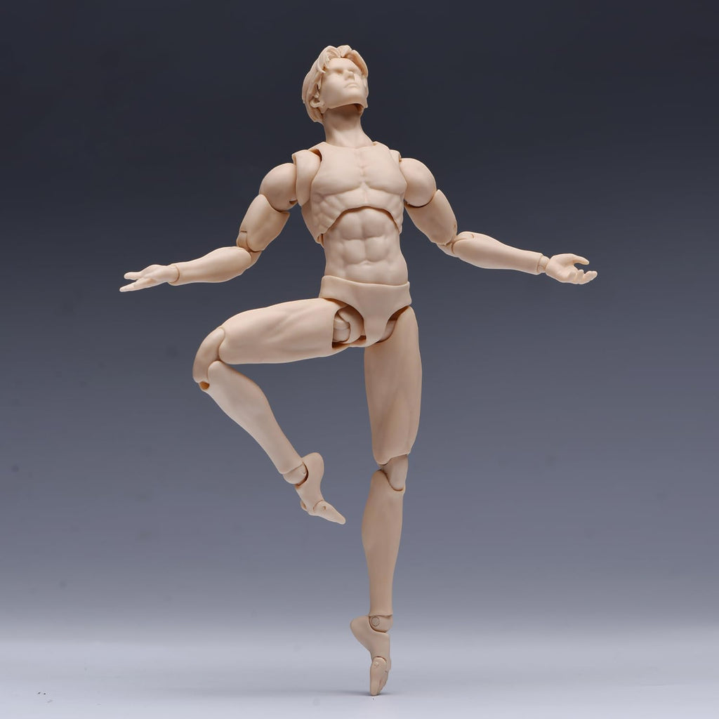 fremego 1/12 scale male action figure,6inch flexible thin, close-up detail