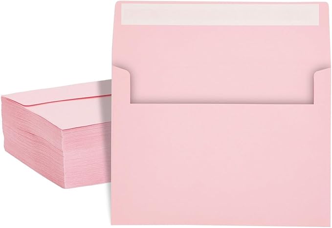 A7 Invitation Envelopes - Peel & Press - 24lb Heavy Duty Envelopes for Wedding Baby Shower Birthday Invitations - 5 1/4" x 7 1/4" (Pastel Blue, 250)