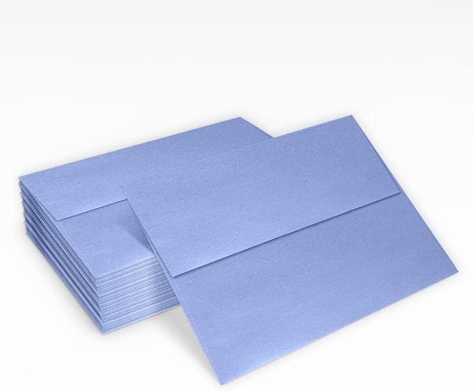 LUXPaper A7 Invitation Envelopes | Peel & Press | 5 1/4" x 7 1/4" | Vista Metallic | 80lb. Text | 1,000 Qty