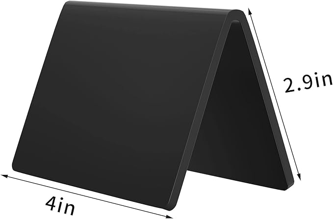 AITEE Mini Tabletop Chalkboard Signs - 10 Pack Acrylic Mini Chalkboards for Food, Weddings, Birthday Parties, Buffet, Bakery