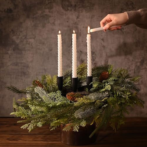 decorbyhannah 20" norfolk pine christmas door wreath with, package contents
