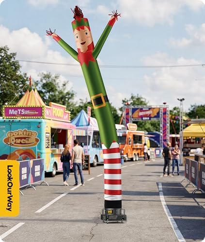 lookourway air dancers inflatable tube man attachment |, package contents