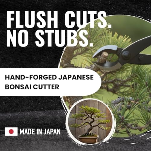Senkichi 8.3" Japanese Bonsai Concave Cutter – Professional Branch Cutte...