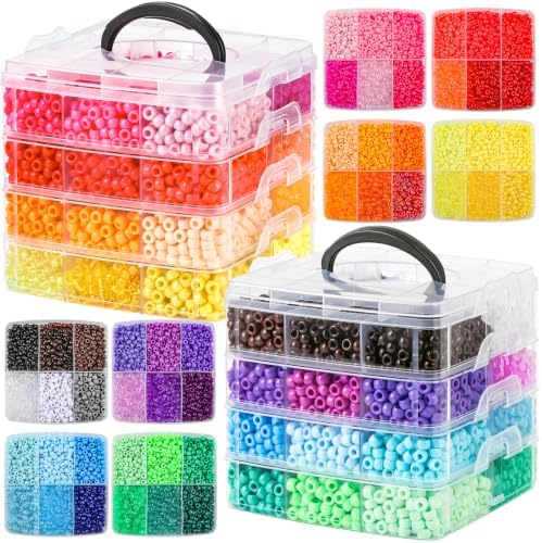 pony beads bulk, 48 colors kandi beads for, main product view