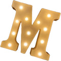 MUMUXI Marquee Light Up Letters | Large Light Up Numbers | Battery Powered and Bright with Every Letter of The Alphabet | for Wedding, Birthday, Party, Celebration, Christmas or Home Decoration (M)