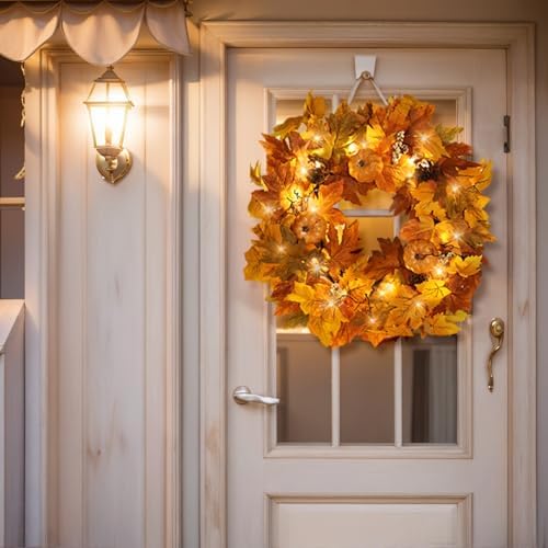 fall wreaths for front door outside autumn wreath, package contents