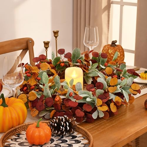 waipfaru fall decor, 22 inch fall wreaths for showing dimensions