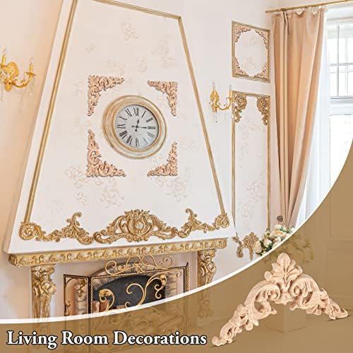 remerry 60 pcs wood applique onlays and wood shown in use