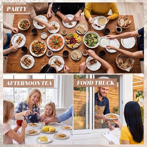filltouch 400 pack 7 inch disposable paper plates, package contents