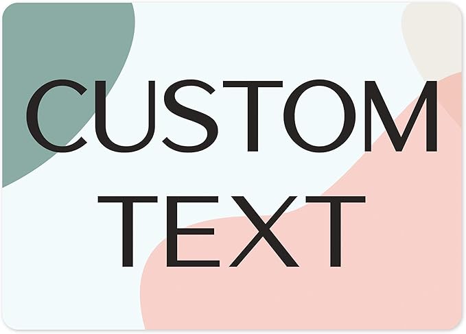 Custom Sign, Custom Street Sign, 11 Font Colors, 13 Font Styles, 4 Hole Options, 22 Sizes, 10x14 Inches, Rust Free DiBound, Fade Resistant, Made in USA by My Sign Center (Minimalist)